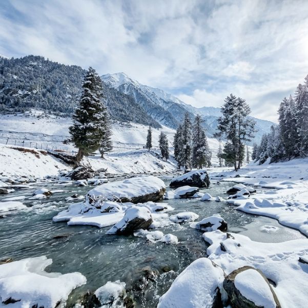 Srinagar to Sonamarg in Winter