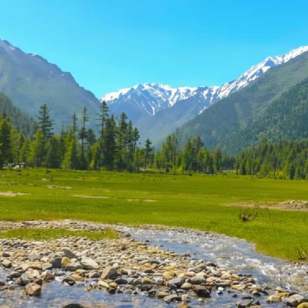 Rakcham viewpoint with valley and mountain panorama