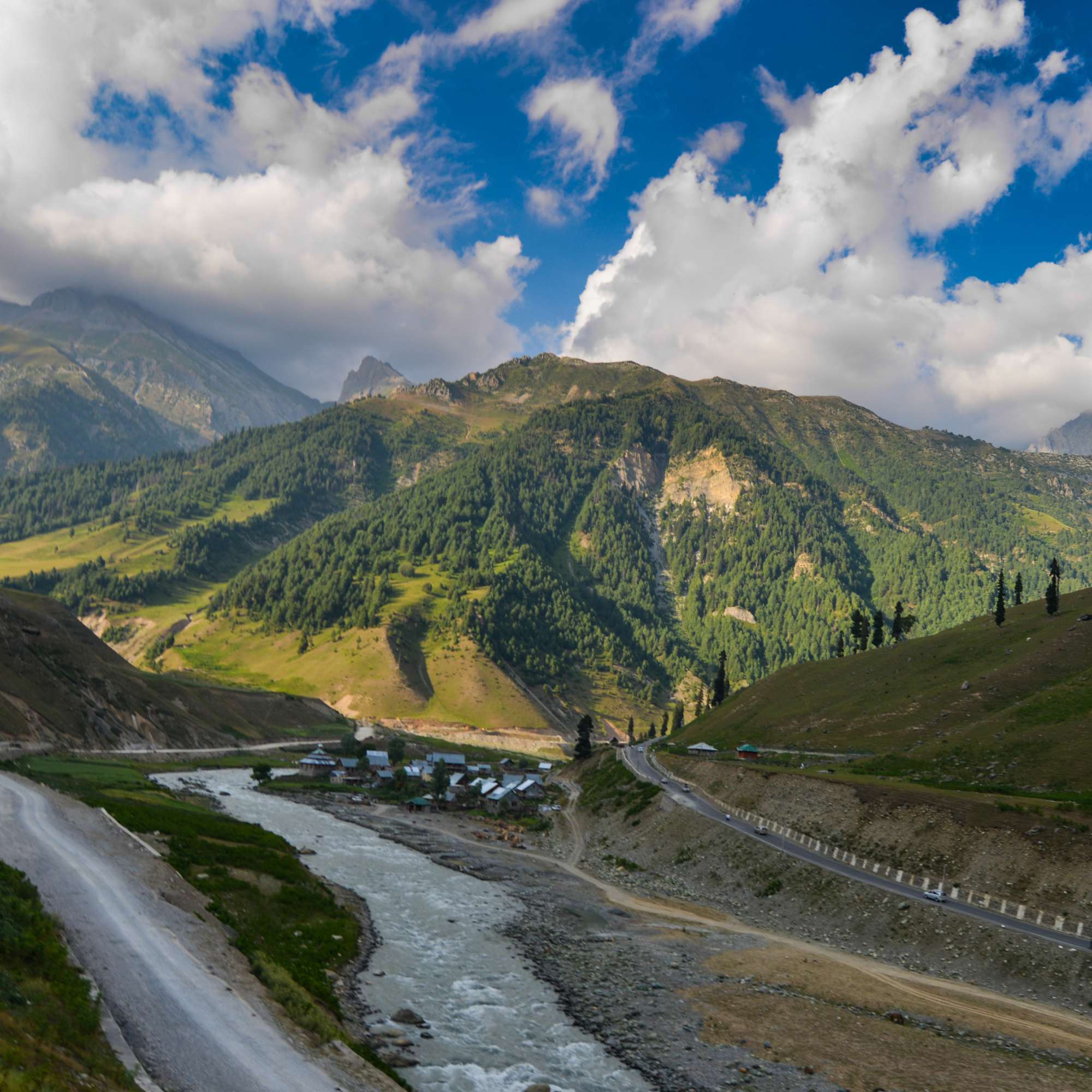 Peaceful Morning View of Sonamarg Kashmir.jpg