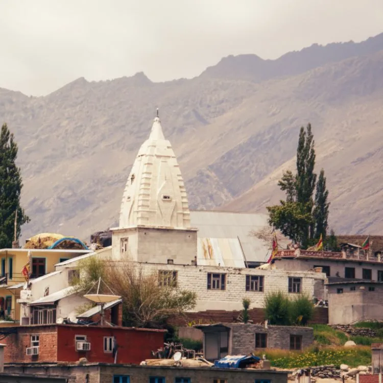 Gyephang Temple at Sissu, the shrine to Lord Ghepan, presiding deity of Lahaul