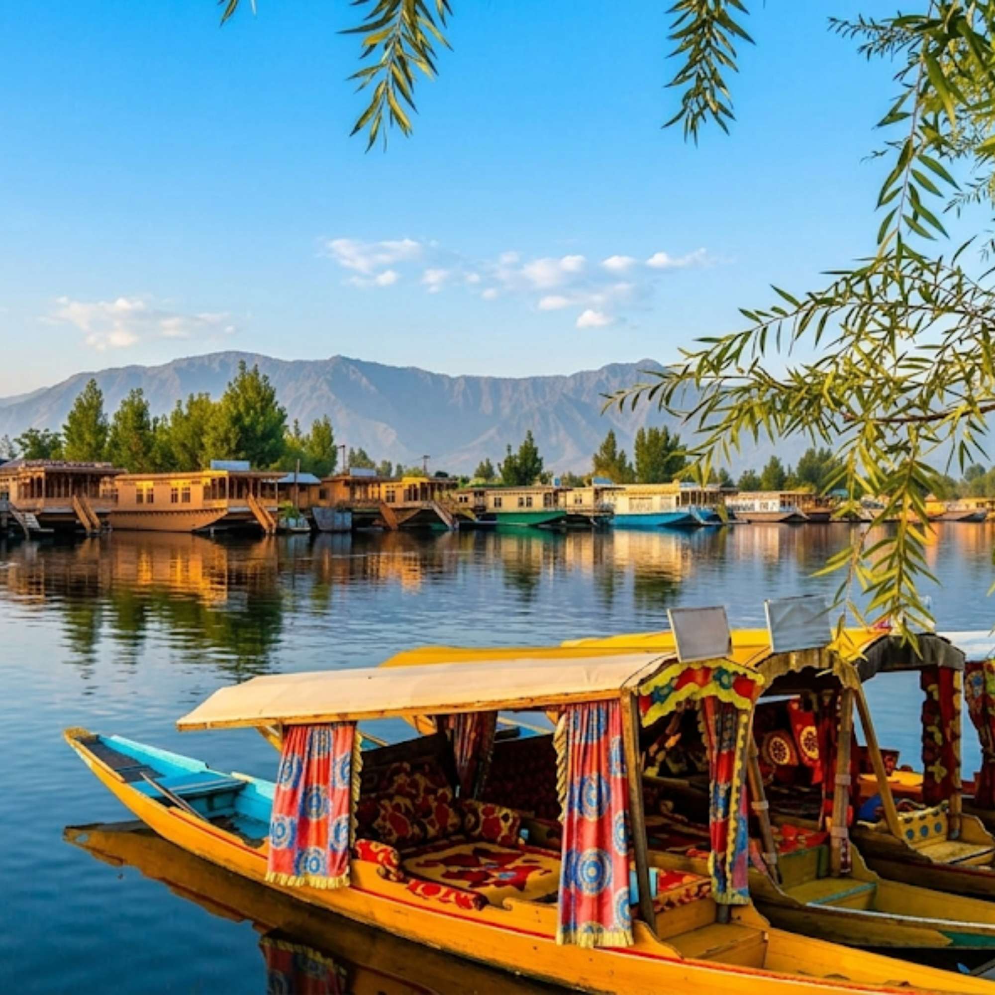 Dal Lake Srinagar with Traditional Shikara Boats.jpg