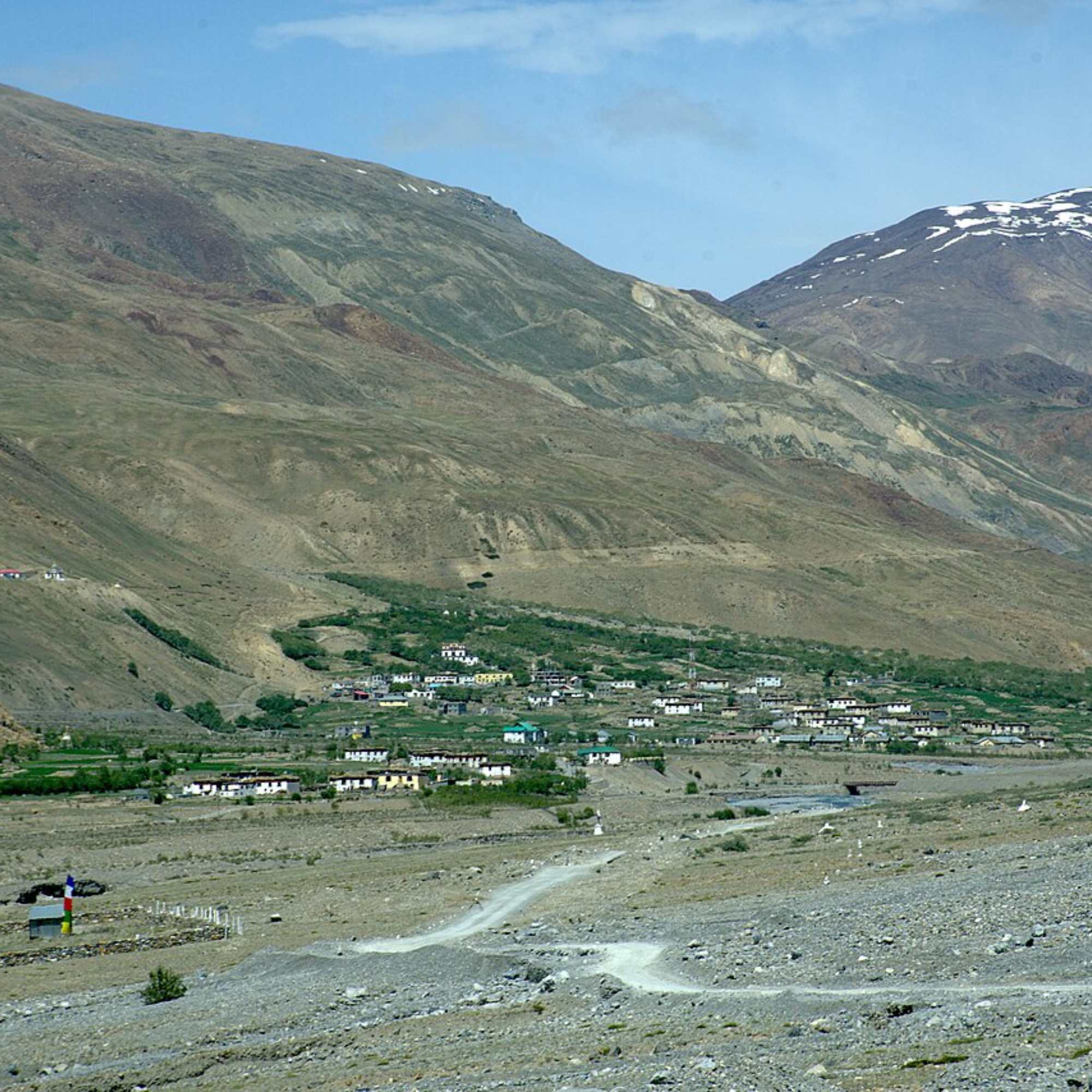 Scenic landscape of Losar Village surrounded by mountains.jpg