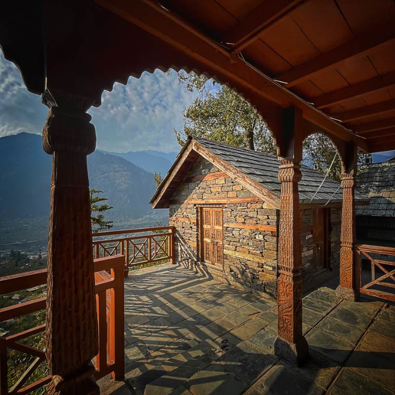 Peaceful mountain setting around historic Naggar Castle.jpg