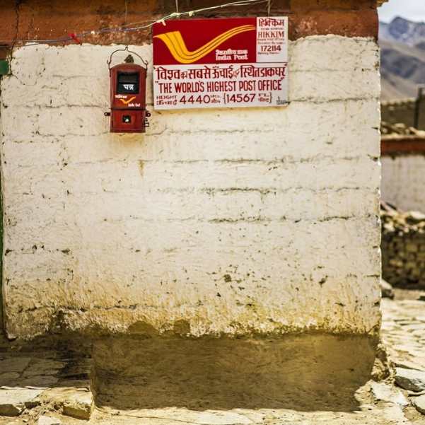World's highest post office at Hikkim village in Spiti at around 4,400 metres