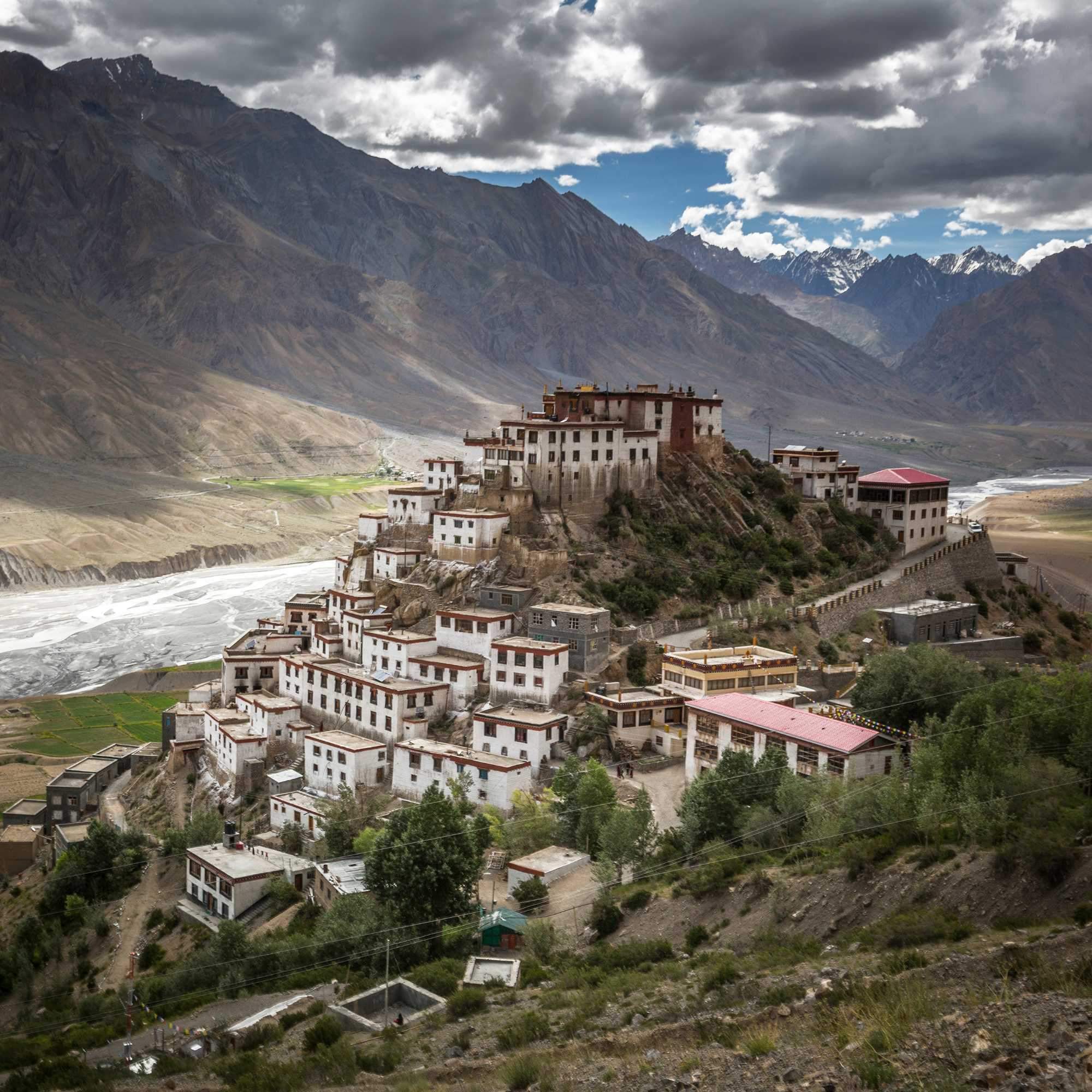 Tibetan Buddhist Key Monastery near Kaza in Himachal Pradesh.jpg