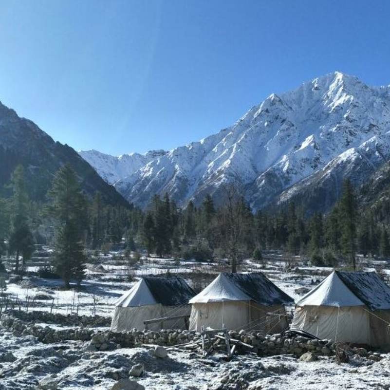 Mastrang settlement near Chitkul in Kinnaur