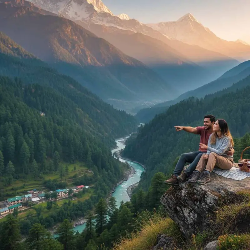 Which areas in Kasol are better for couples?