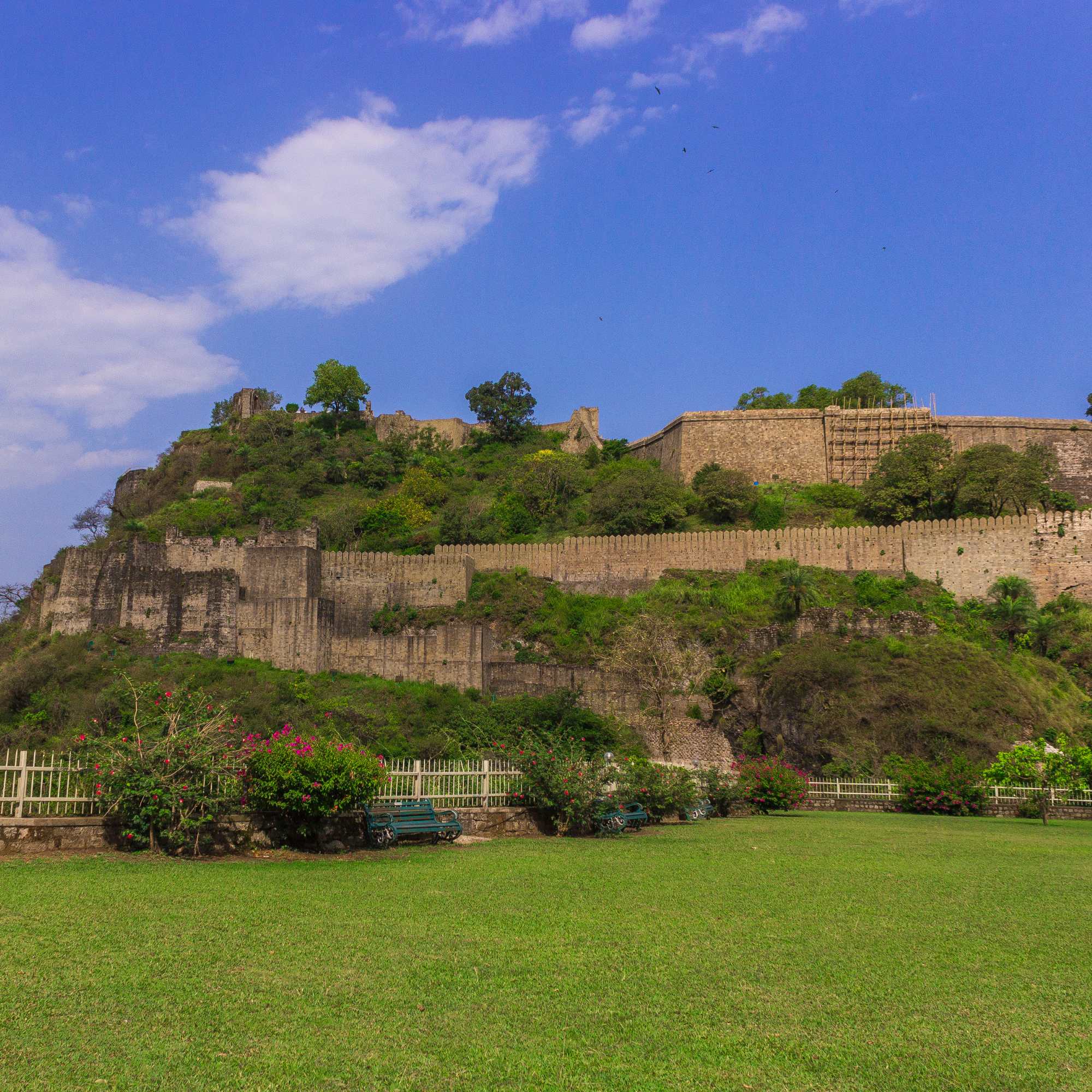 Historic Kangra Fort overlooking the scenic valley.jpg