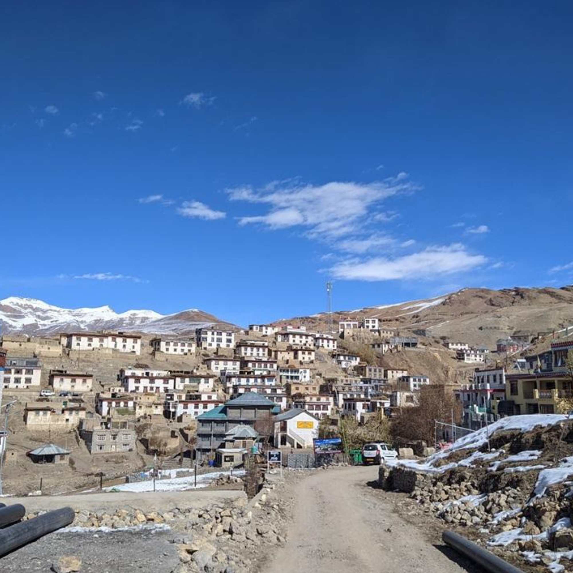 Traditional houses in Kibber Village in Spiti Valley, India.jpg