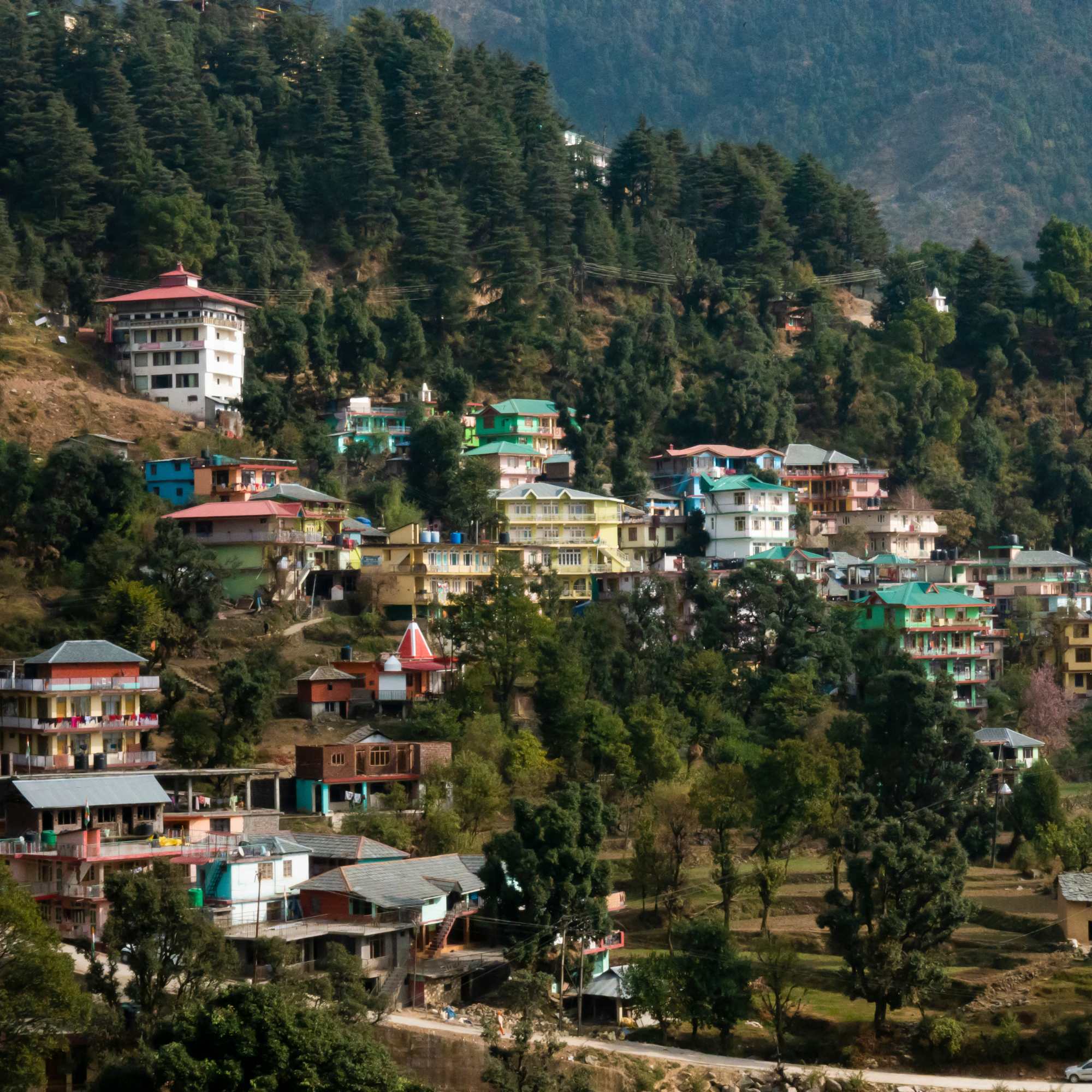 Vibrant streets of McLeod Ganj with cafes and local markets.jpg