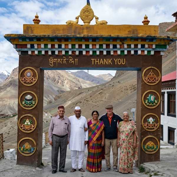 Spiti Valley with senior citizens